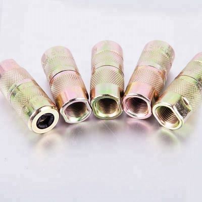 Silvery B60 Grease Gun Coupler/Adaptor for Long-lasting Grease Fitting Connection Pack