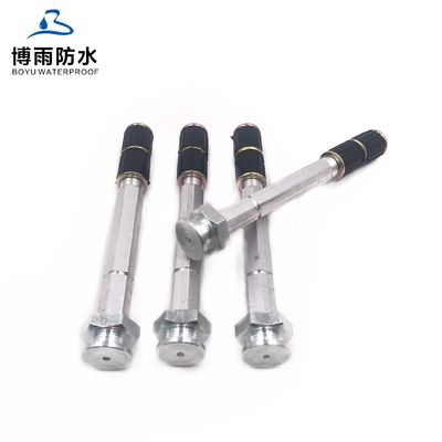 Building Coating M8 Flat Head Nipple Steel Injection Packers 16*120mm