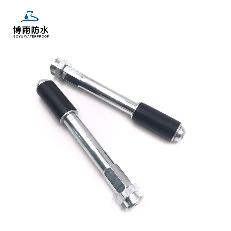 Building Coating M8 Flat Head Nipple Steel Injection Packers 16*120mm